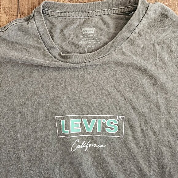 Levi’s Boxtab Graphic Tee T-Shirt Small, Grey - Picture 4 of 8
